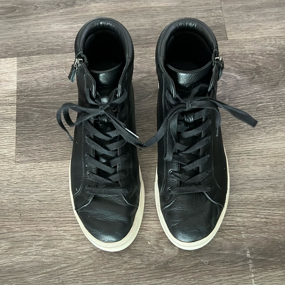 UGG leather high top sneaker/boots